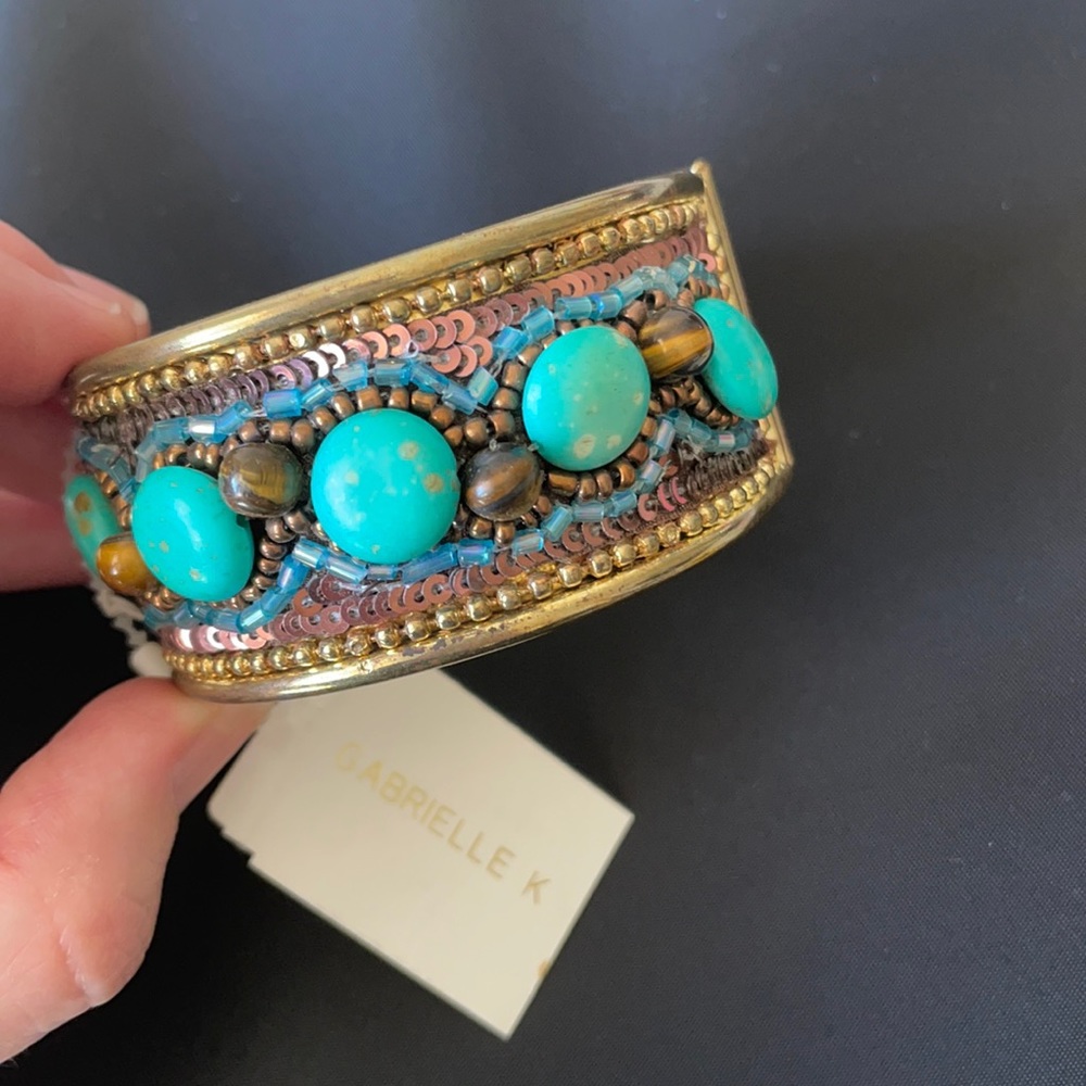 NWT bohemian bangle turquoise bracelet